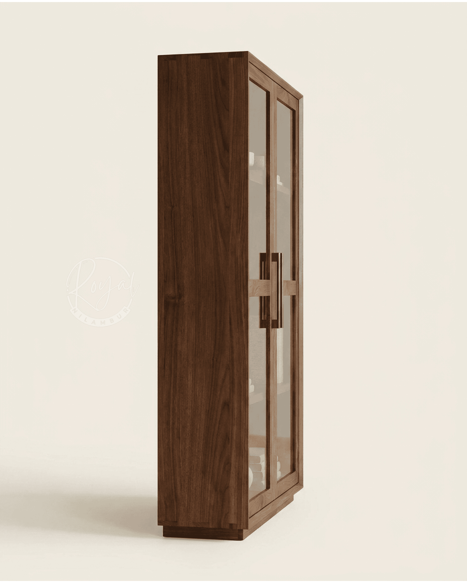 Royal Trivon Nilambur Teak Wood Book Shelf