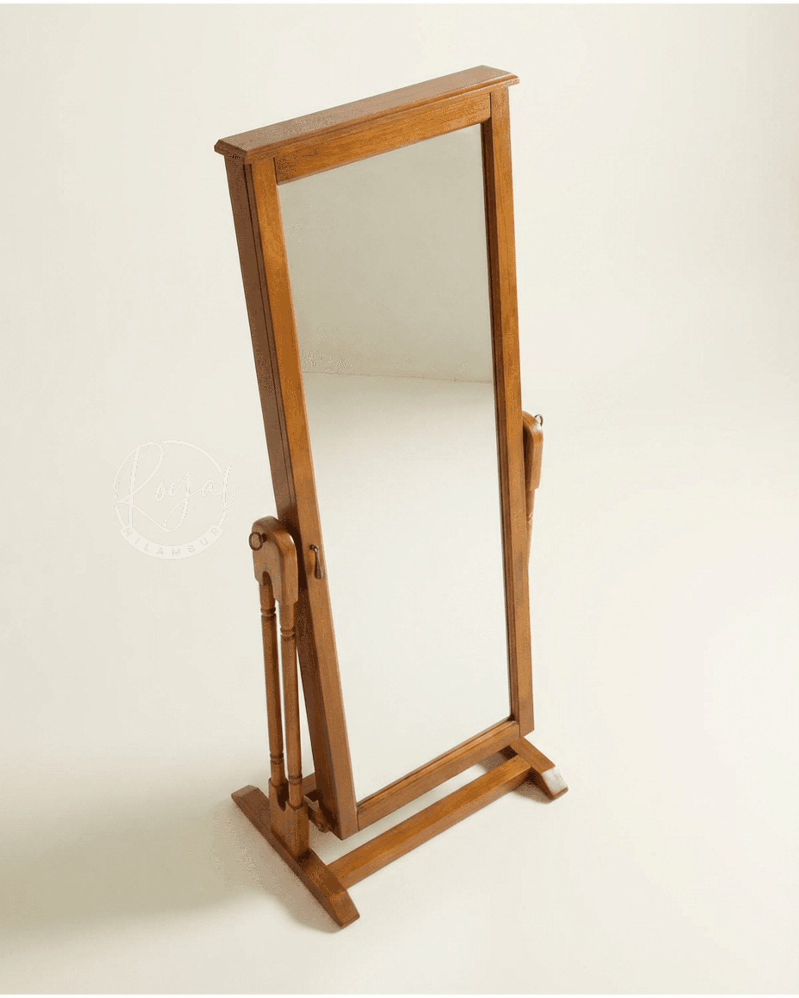 Royal Arixa Nilambur Teak Dressing Mirror