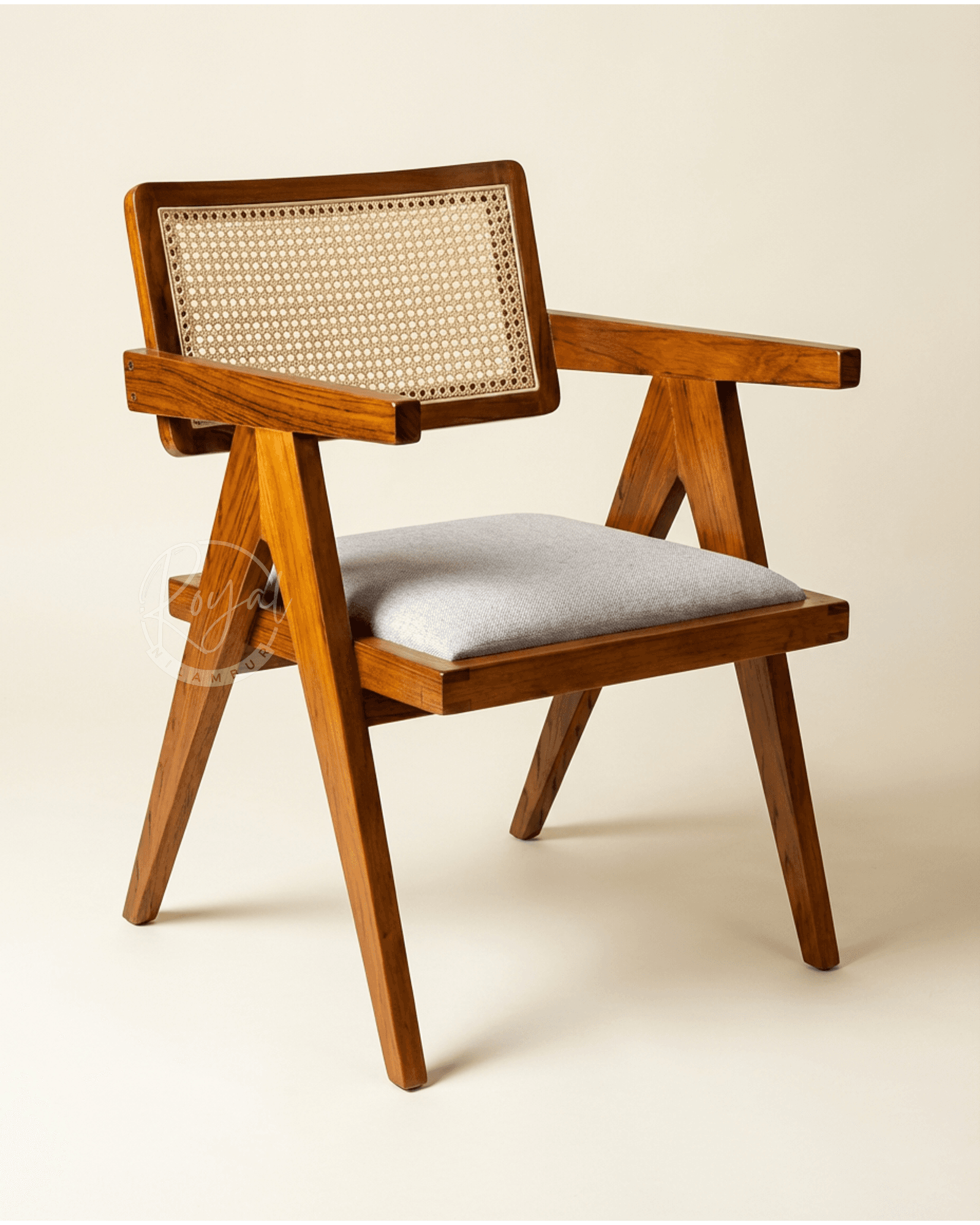 Royal Teakon Nilambur Teak Chair