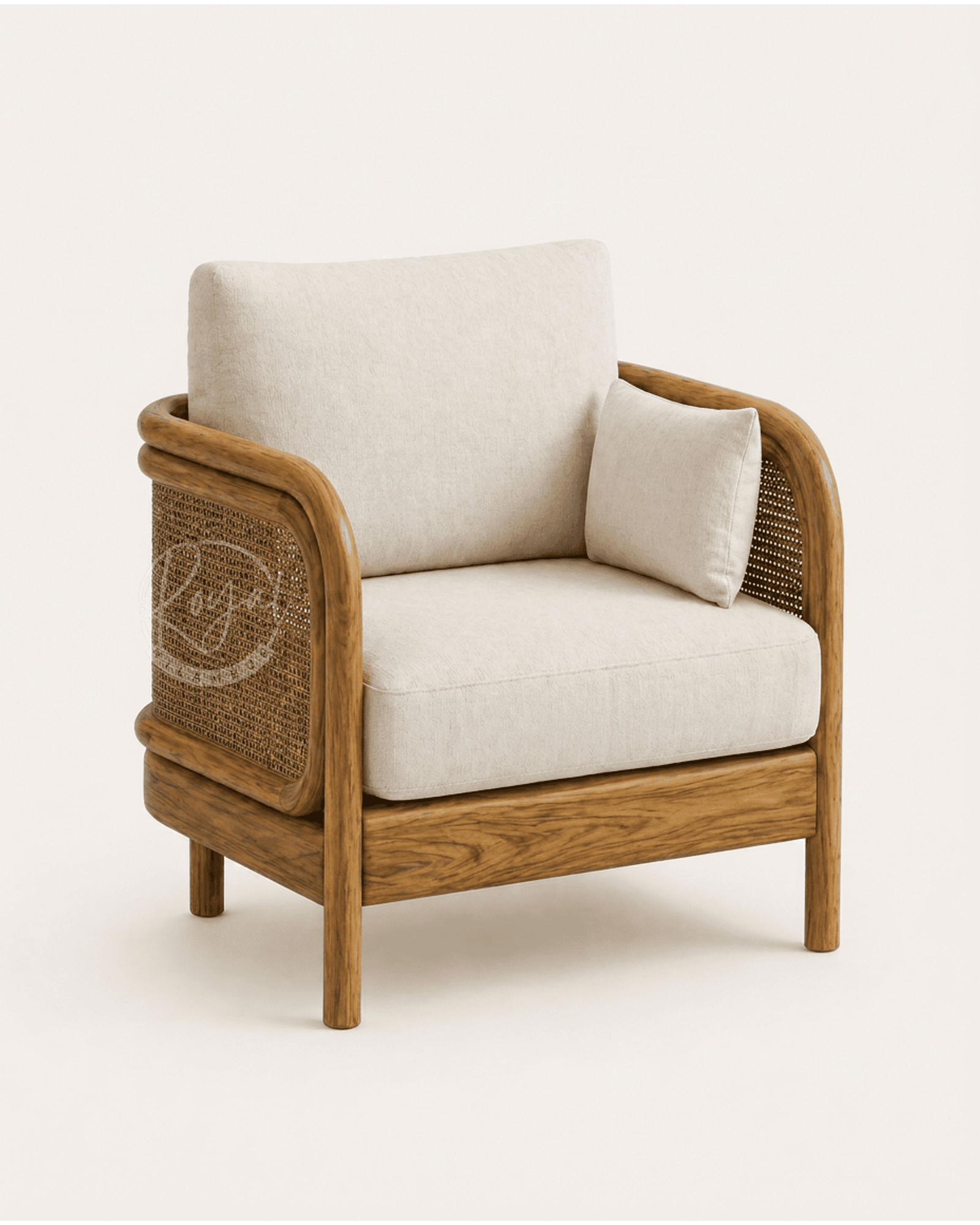Royal Zyluxa Nilambur Teak Wood 5 Seater Sofa